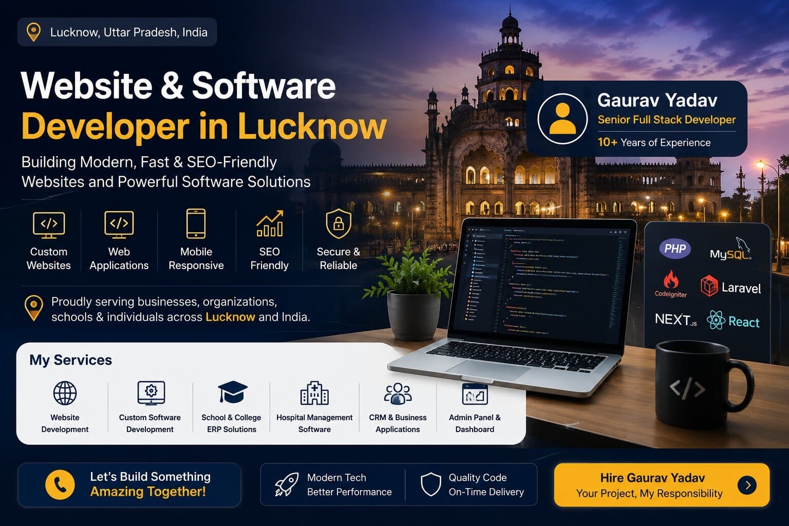 Website Developer in Lucknow